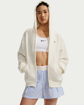 ナイキ バイカラー パーカー 長袖 S 白 レディース　NIKE AS+W+NK+STDO+FLC+LW+OS+FZ+HDY.png